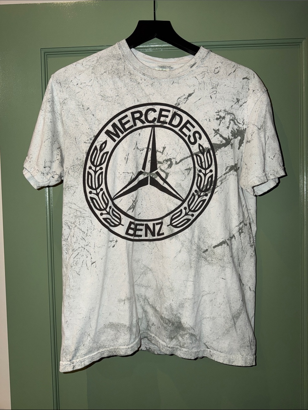 Mercedes-Benz White Graphic Short Sleeve Tee